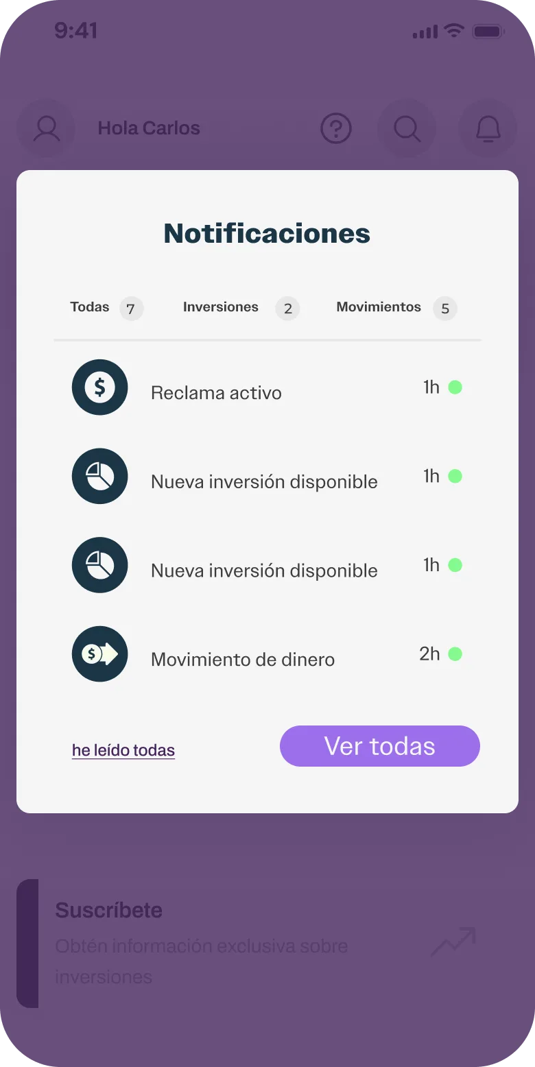 Brickle — Notificaciones