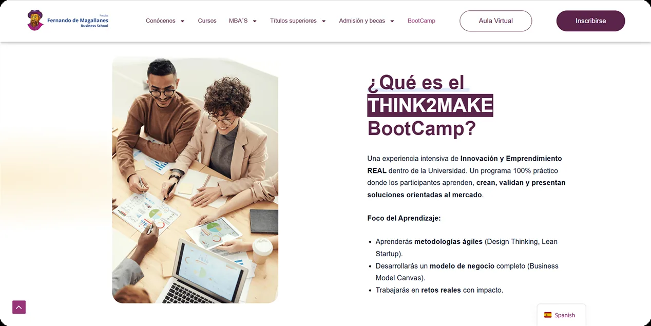 Fernando de Magallanes Business School — captura 6