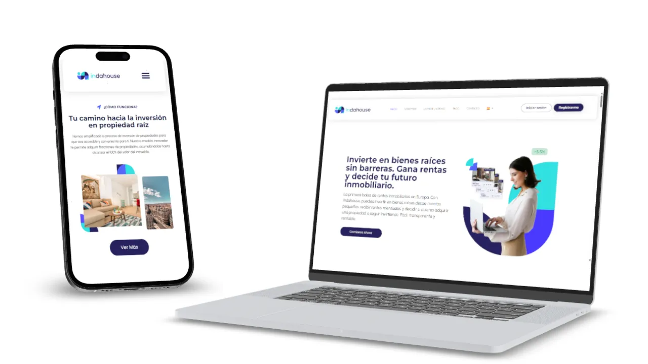 Indahouse — Sitio Web