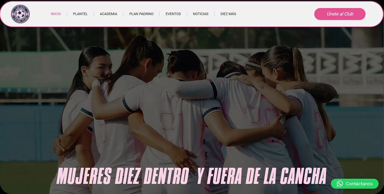 Las Diez F.C. — vista principal