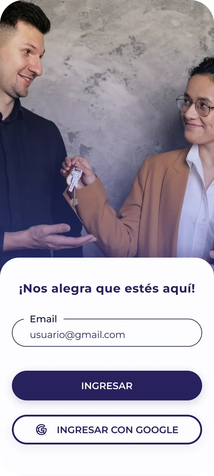 Indahouse Plataforma — Ingreso