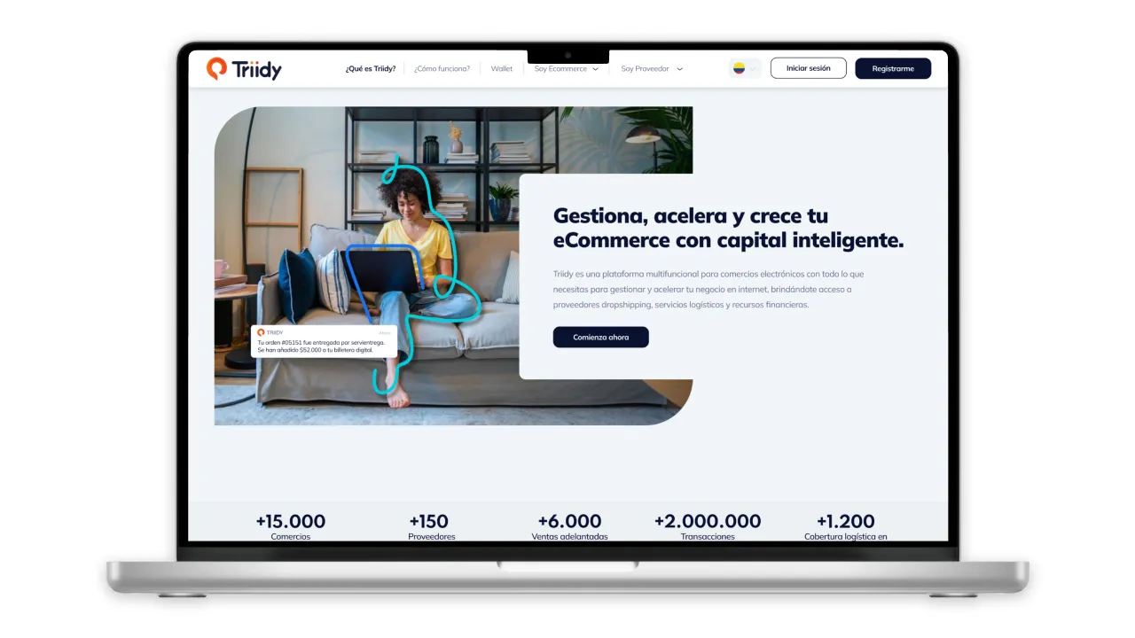 Triidy — Sitio Web